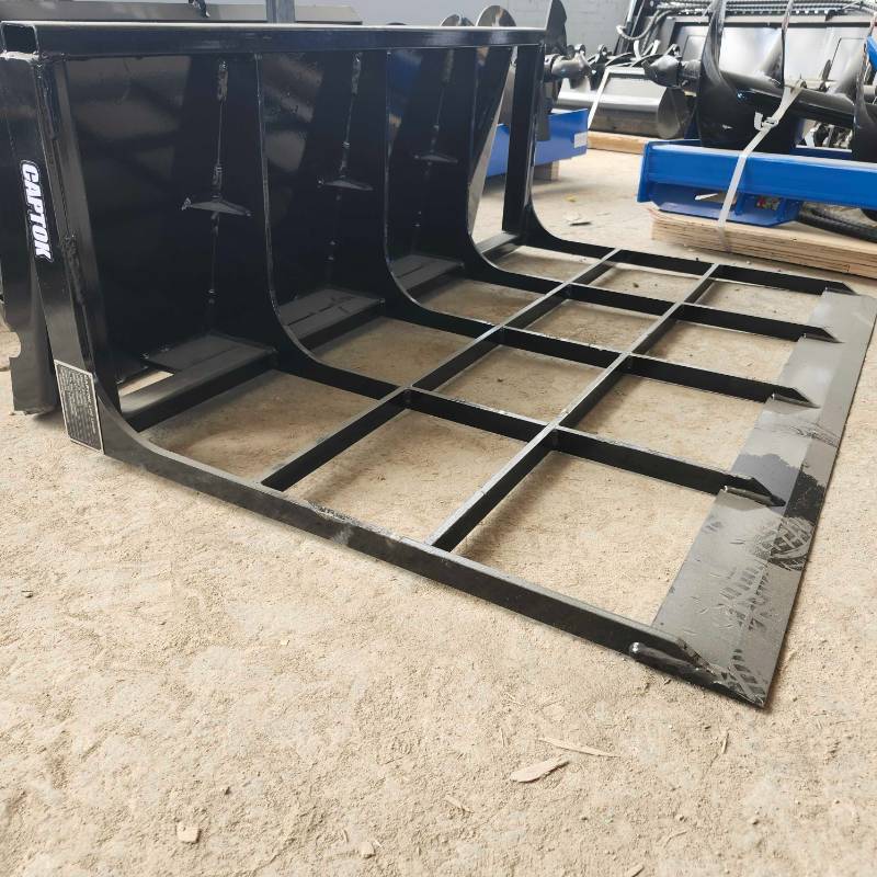 lot 7014 image: Unused Land Leveler CK-GD47  47-inch Width Skid Steer Attachment