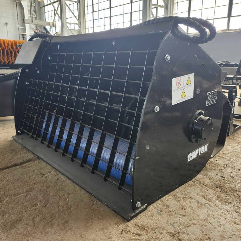 lot 7015C image: Unused CK-MB27F Concrete Mixing Bucket Skid Steer Attachment  27-inch