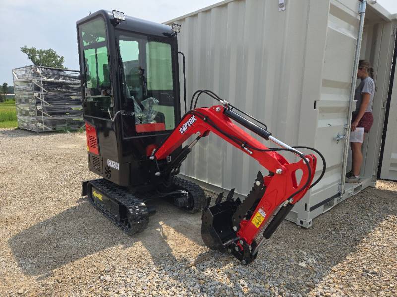 lot 7504 image: Unused CK13CJ 1-Ton Mini Excavator  Enclosed Cab