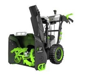 lot 306 image: EGO POWER 56-volt 24-in Two-stage Self-propelled Battery Snow Blower- Retail $1979