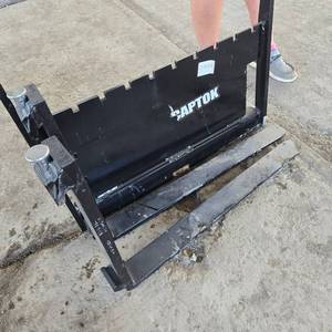 lot 7031A image: Unused Mini Skid Steer Pallet Fork Attachment
