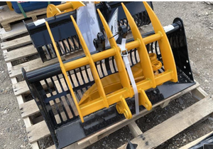 lot 7671 image: Unused CAPTOK Excavator Attachments  3-Piece Set  Color is Black