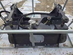 lot 8019 image: Lanhonor Skid Steer Harley Power Rake Attachment 72 Wide  PR-12-72W