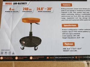 lot 8142 image: Landhonor 240Lbs Tool Stool  LHR-TS240