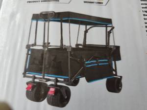 lot 8228 image: Landhonor 220Lbs Wagon Carts Foldable  LHR-TL7