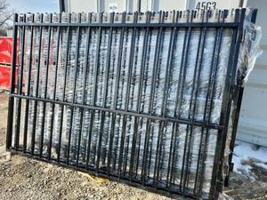 lot 7928 image: Unused 20FT Bi-Parting Wrought Iron Gate  CK-HLM20
