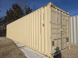 lot 8275 image: One Way Use 40 High Cube Storage Container, 2 Door Opening, End Opening  Wolverine ZXJU0256507