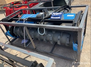 lot 6039 image: 2025 Raytree RMDM72S 72 in Drum Skid Steer Mulcher (Unused)