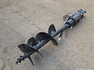 lot 7659 image: Unused CAPTOK Mini Excavator Attachments  Auger Rod 8in
