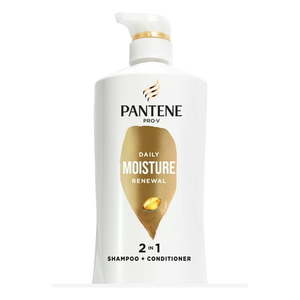 lot 65263 image: APPEARS NEW - Pantene Pro-V Daily Moisture Renewal 2 in 1 Moisturizing Shampoo and Conditioner  27.7 fl oz