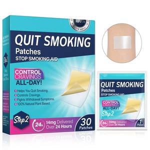 lot 65299 image: FACTORY SEALED - Step 2 Quit Smoking Patches, 14mg Stop Smoking Aids Patches, 30 Count Quit Smoking Stickers That Work with 2 Weeks, Helping Quit Patch, Easy & Effective Anti-Stickers