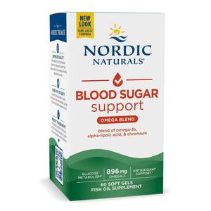 lot 65204 image: FACTORY SEALED - Nordic Naturals Blood Sugar Support Supplements Softgels - 60ct (Expiration 72027)