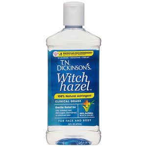 lot 65211 image: FACTORY SEALED - T.N. Dickinson s Witch Hazel Astringent  100% Natural  16 fl oz (Expiration 32027)