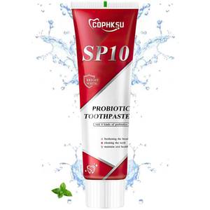 lot 65224 image: FACTORY SEALED - SP-10 Probiotics Whitening Toothpaste - Super Probiotic Toothpaste, Natural Formula, Stain Removal, Deep Cleaning Care, Fresh Breath and Enhance Oral Health (Expiration 10-5-2027)