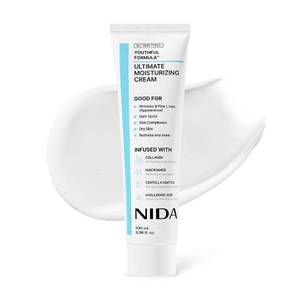 lot 65241 image: FACTORY SEALED - NIDA Youthful Formula�� Ultimate Moisturizing Cream  Centella Asiatica, Niacinamide, Hyaluronic Acid, Collagen  Wrinkles, Fine Lines, Dark Spots, Dry Skin, Redness  3.38 fl. oz., 100ml (New Formula) (Expiration 3-7-2028)