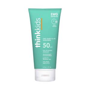 lot 65319 image: APPEARS NEW - thinksport Kids Mineral Sunscreen Lotion - SPF 50 - 6oz  - Retail $118