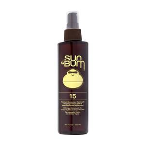 lot 65329 image: APPEARS NEW - Sun Bum SPF 15 Moisturizing Tanning Oil - Vegan and Hawaii 104 Act Compliant (Octinoxate & Oxybenzone Free) - Broad Spectrum Moisturizing - UVAUVB Protection - 8.5 oz