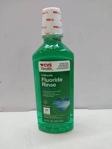 lot 65338 image: FACTORY SEALED - CVS Health Anticavity Fluoride Rinse - Mint Flavor. Exp 5112026