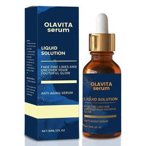 lot 65346 image: APPEARS NEW - Olavita Serum, Facial Serum, Liquid Solution Anti Aging Serum, Vitamin C & E Serum, Boosts Skin Collagen Production, Diminishes Fine Lines & Wrinkles for a Youthful Glow. Exp  522028