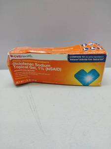 lot 65377 image: FACTORY SEALED - CVS Diclofenac Sodium Topical Gel 1.76oz. Exp 112026