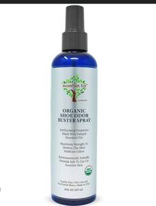 lot 65391 image: FACTORY SEALED - Mountain Top Organic Shoe Odor Buster Spray 8oz