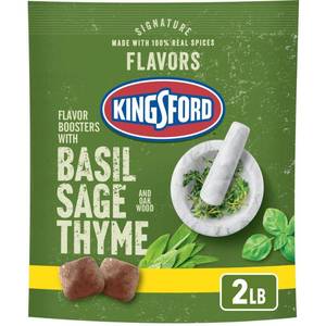 lot 65400 image: APPEARS NEW - Kingsford Flavor Boosters Basil Sage and Thyme  2 lb