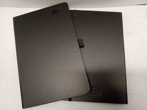 lot 65404 image: APPEARS NEW - Journal Books Black Leather Notebook with Elastic Band (2 pack)