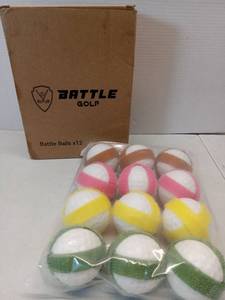 lot 65405 image: APPEARS NEW - Battle Golf Practice Balls Set - 12 Pack