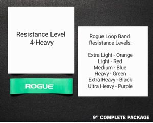 lot 65469 image: APPEARS NEW - Rogue Heavy Resistance Loop Band - Green