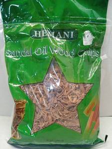 lot 65401 image: FACTORY SEALED - Hemani Sandal Oil Wood Chips - 500g Pack