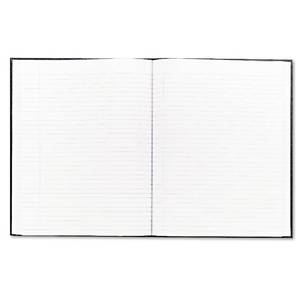 lot 65410 image: APPEARS NEW - Blueline A1081 Large Executive Notebook wCover 10 34 x 8 12 Letter Black Cover 75 Sheets (2 Notebooks Included)