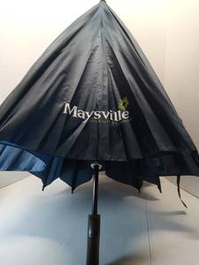 lot 65420 image: APPEARS NEW - Maysville Promotional Umbrella