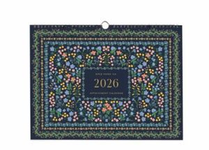 lot 65435 image: FACTORY SEALED - Rifle Paper Co. 2026 Wildwood Appointment Calendar