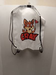 lot 65436 image: CRAY Dating Safety APP Drawstring Bag