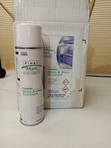 lot 56625 image: FACTORY SEALED - First Mark Professional Oven & Grill Cleaner - Case of 6