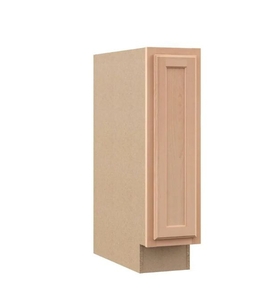 APPEARS NEW - Hampto Bay Recessed panel 9 in. W x 24 in. D x 34.5 in. H Assembled Base Cabinet in Unfinished