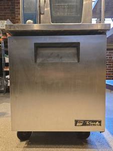 lot 17820 image: True Manufacturing Commercial Undercounter Freezer  Model TUC-27F