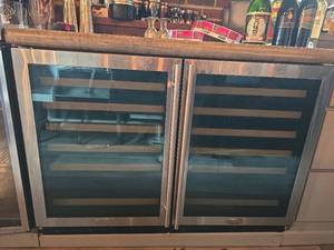 lot 17832 image: Marvel Wine Refrigerator  Model ML24WSG3LS