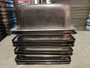 lot 19101 image: Vollrath Stainless Steel Steam Table Pans - Set of 10