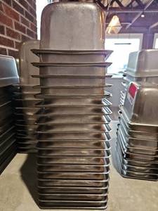lot 19102 image: Vollrath Stainless Steel Steam Table Pans - Set of 19