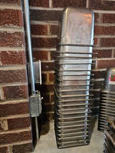 lot 19107 image: Vollrath Stainless Steel Steam Table Pans - Set of 22
