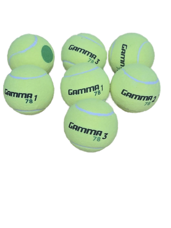 lot 13516 image: Gamma 78 Tennis Balls - Set of 7