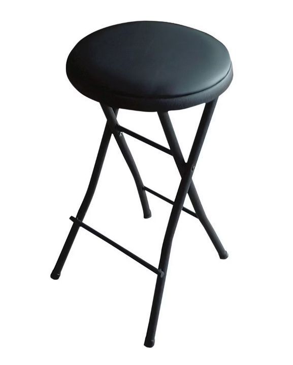 lot 8801 image: Peakform Vinyl Folding Stool Black (See Pic #3)