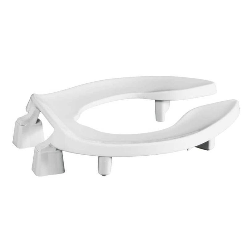 lot 14237 image: Centoco 3L1500STSCC Plastic Elongated Toilet Seat  White