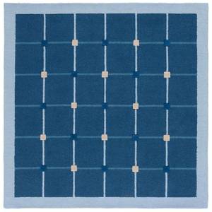 lot 14504 image: SAFAVIEH Genre Gresham Geometric Area Rug  BlueBeige  6 x 6  Square - Retail $153