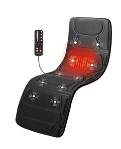 lot 14510 image: Snailax Ten Motors Massage Mat with Heat - Retail $78