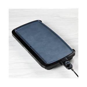 lot 14524 image: BLACKDECKER 20 Family-Sized Electric Griddle Black Nonstick, Tabletop, Temperature Control, 1500W