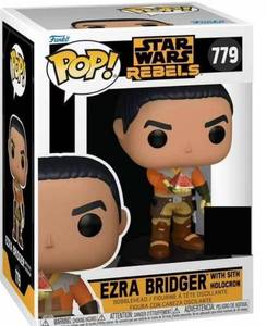lot 16161 image: Pop Star Wars 3.75 Inch Action Figure Exclusive - Ezra with Sith Holocron