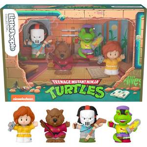 lot 21542 image: Fisher-Price Little People Collector Teenage Mutant Ninja Turtles Allies Special Edition Set