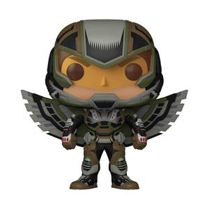 lot 21546 image: Funko POP Marvel Captain America Falcon Retro Comic Deco Figure